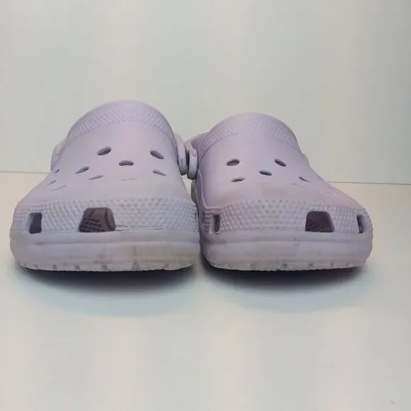Crocs Classic Clogs Mens5/Womens7 Purple Unisex Slip On Shoes - Picture 4 of 9